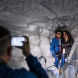 L'OFS note toutefois que les touristes asiatiques, et en particulier les Chinois, manquent encore à l'appel. (Archives) KEYSTONE/JEAN-CHRISTOPHE BOTT
